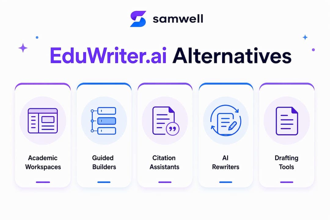 Infographic showing hierarchy of EduWriter.ai alternatives