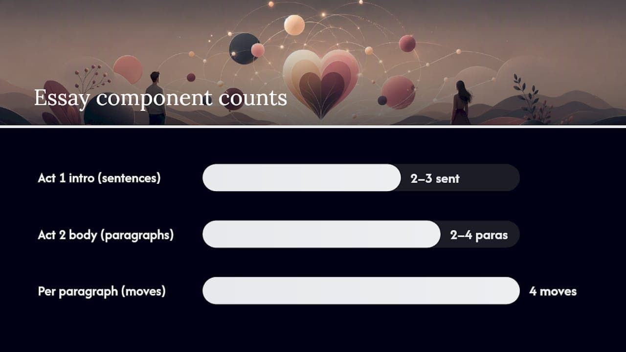 How do you structure an essay about love from start to finish? — overview diagram