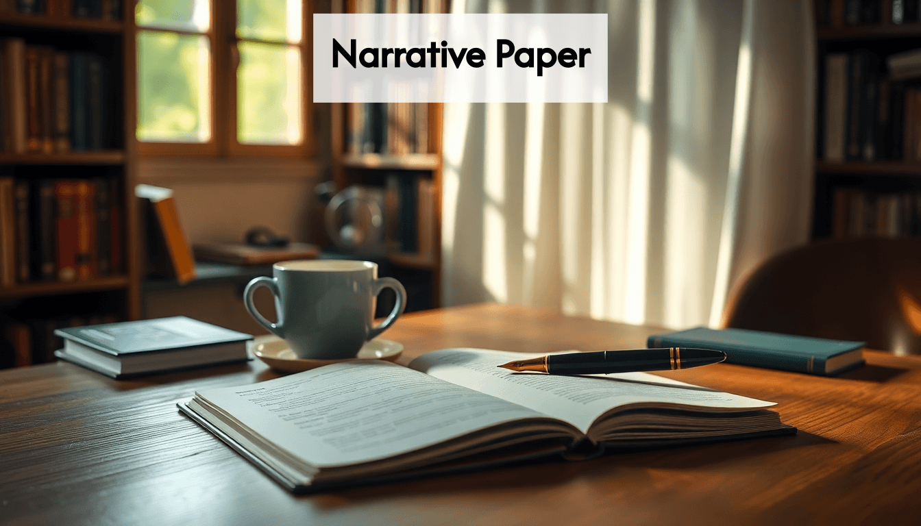 Calm workspace for writing