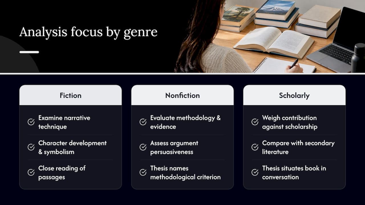 Tailoring your outline to fiction, nonfiction, and academic texts — overview diagram