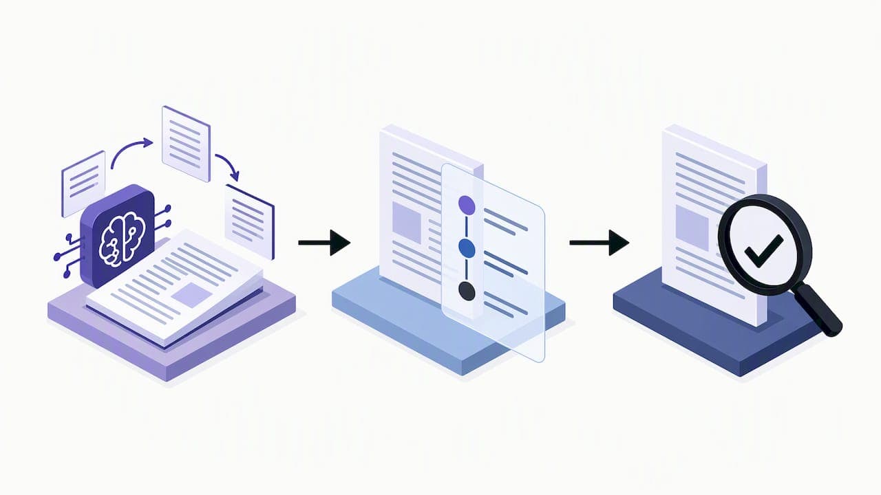 AI assistance disclosure and responsibility workflow
